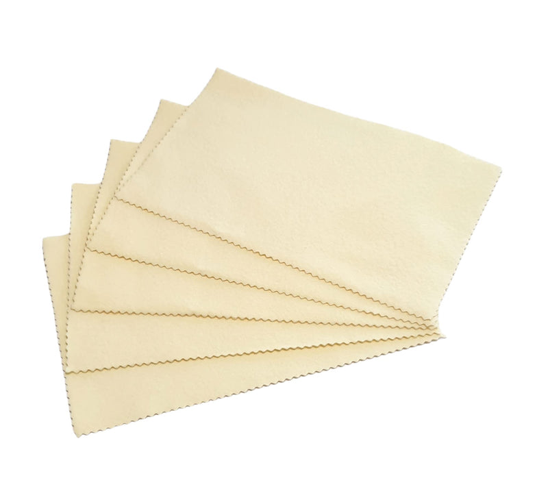 Sunshine Polishing Cloth for Sterling Silver, Gold, Brass and Copper Jewelry 5" x 7.5" - NewNest Australia