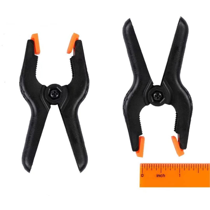 10 Packs of 3.5 inch Professional Plastic Small Spring Clamps Heavy Duty for Crafts or Plastic Clips and Backdrop Clips Clamps for Backdrop Stand,Photography, Home Improvement and so on - NewNest Australia