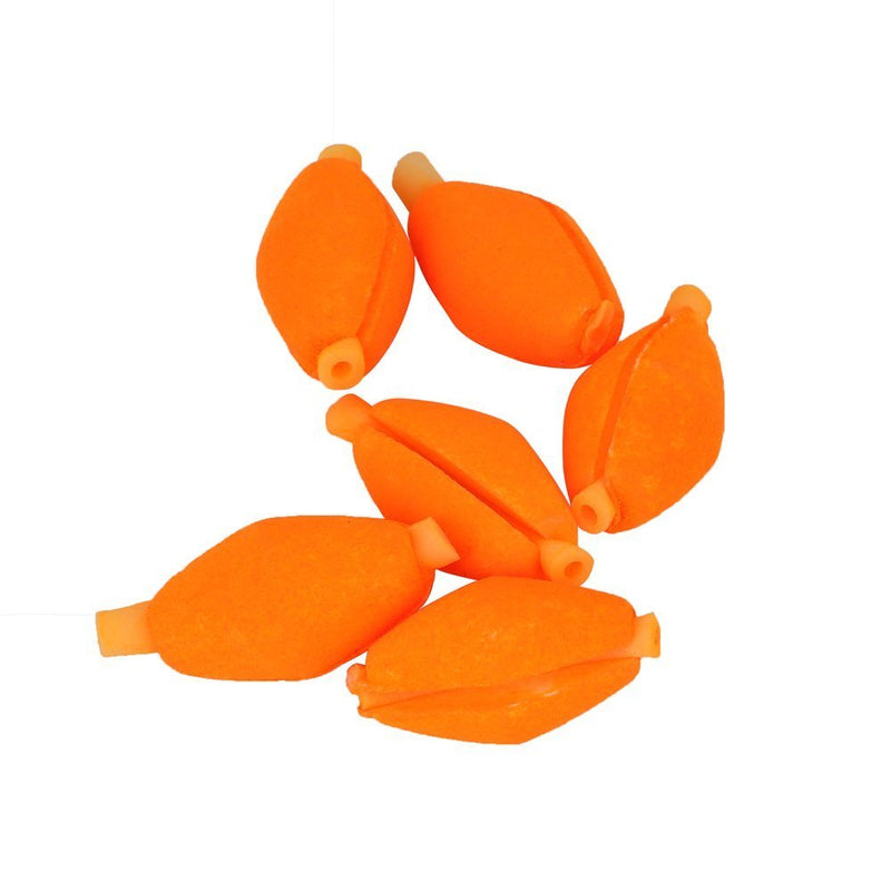 Vbestlife 18pcs Float Foam Strike Indicators Fly Fishing Buoy Bobbers Fishing Tackle Fly Fishing Accessories Orange, Fluorescein - NewNest Australia