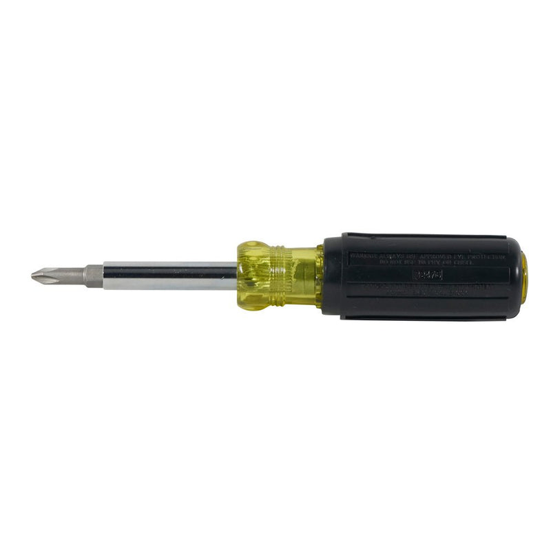 Klein Tools 32476 5-In-1 Multi-Bit Screwdriver / Nut Driver with 2 Slotted, 2 Philips, and 1 Nut Driver Tip - NewNest Australia