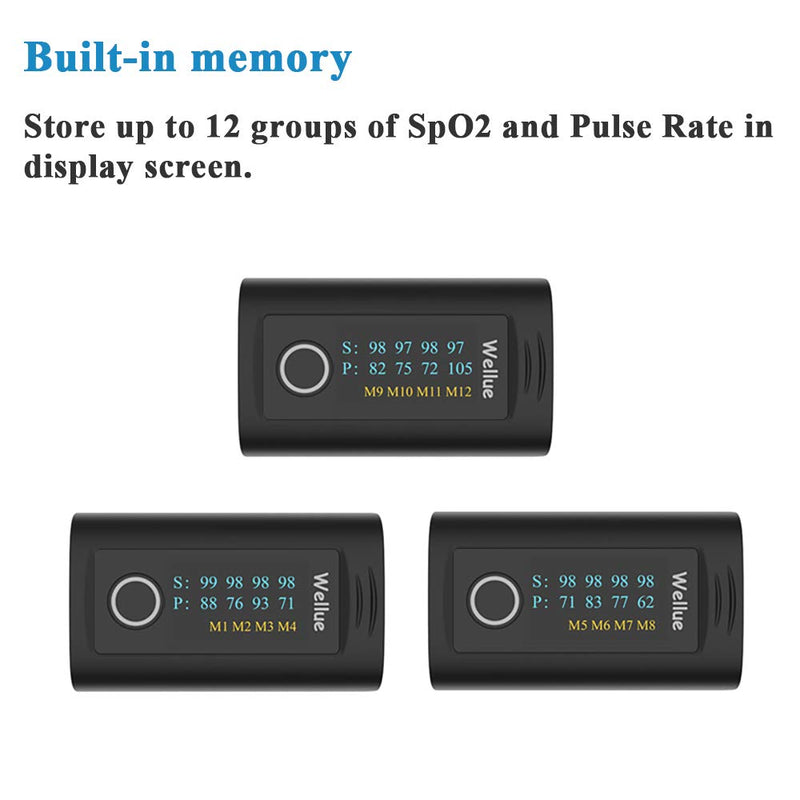 ViATOM Bluetooth Pulse Oximeter Approved UK Built-in Offline Storage, Oxygen Monitor finger Adults for Heart Rate Blood Oxygen Saturation Includes Carrycase and Lanyard, Free APP 60FW - NewNest Australia