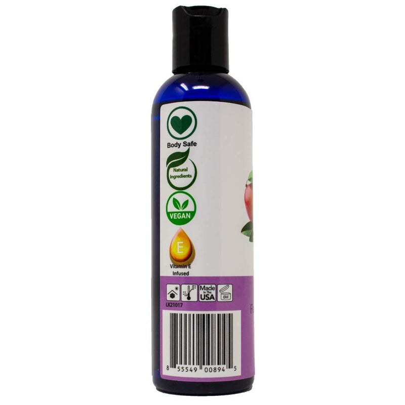 Mango Flavored Massage Oil for Couples – Edible Massaging Lotion with Vitamin E and Sweet Almond and Coconut Oil is Non Sticky and Gentle on Skin – Natural, Relaxing and Vegan Friendly (4 oz) - NewNest Australia