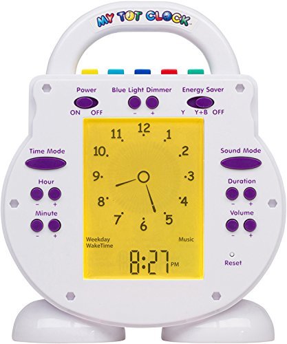 My Tot Clock Toddler Clock, White - NewNest Australia