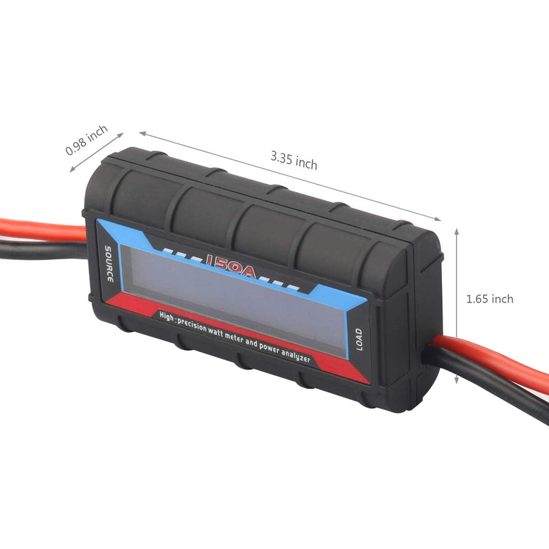 HTRC 150A High Precision RC Watt Meter Power Analyzer Battery Voltage Amp Meter - NewNest Australia