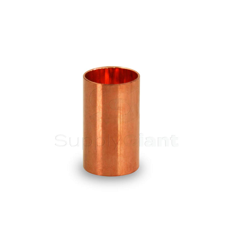 Supply Giant DDDM0034-5 Straight Copper Coupling Fittings With Sweat Ends, 3/4 Inch - NewNest Australia