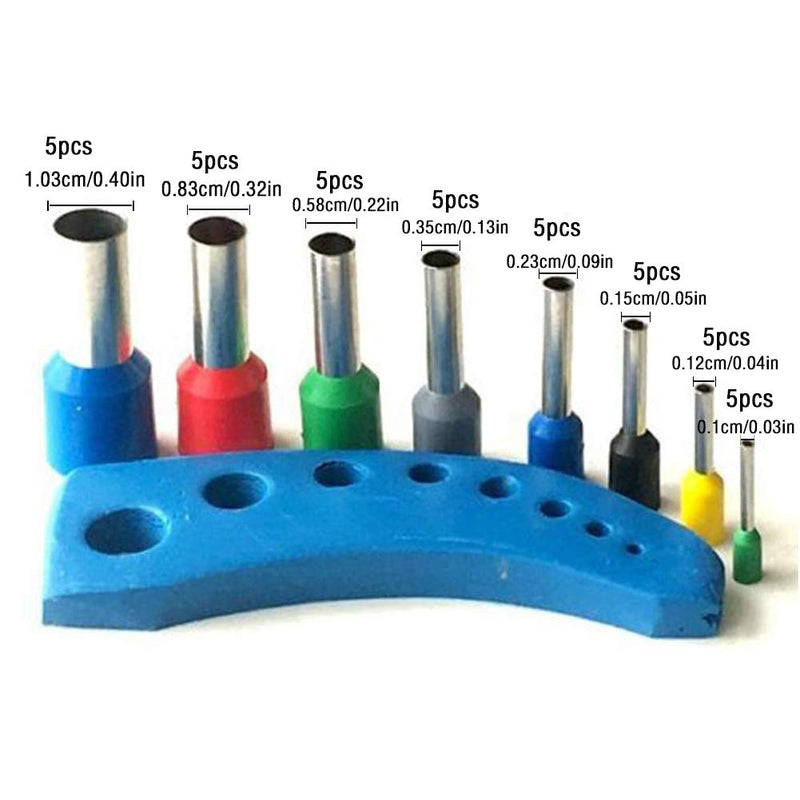 Polymer Clay Cutters,40Pcs Stainless Steel+Plastic Indentation Round Circle Shape Cutters Mold Ceramics Dotting Baking Ring Mold Cutter Punch Tools for Clay Pottery Craft Handmade with Storage Case(B) - NewNest Australia