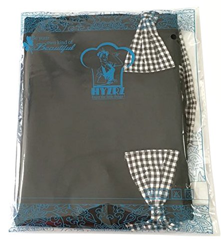 NewNest Australia - Hyzrz Cute Retro Lovely Vintage Lady's Kitchen Fashion Flirty Women's Aprons with Pockets Black Patterns for Mother's Day Gift 