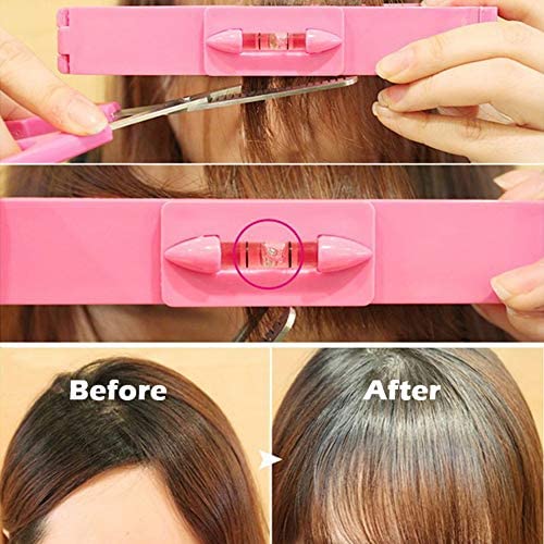 Clip Cut Tool Hair, Professional DIY Home Trimmer Styling Clip Comb Hairstyle Typing Trim Tool Accurate Trimmer Fringe Hair Cutting Barrettes Hairpins, for Kids Women Haircut Shears Thinning - NewNest Australia
