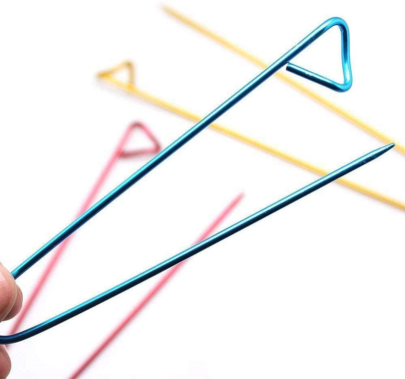 Fairycece 12pcs Aluminum Yarn Stitch Holders for Knitting Notions Or Crochet 12 Pieces - NewNest Australia