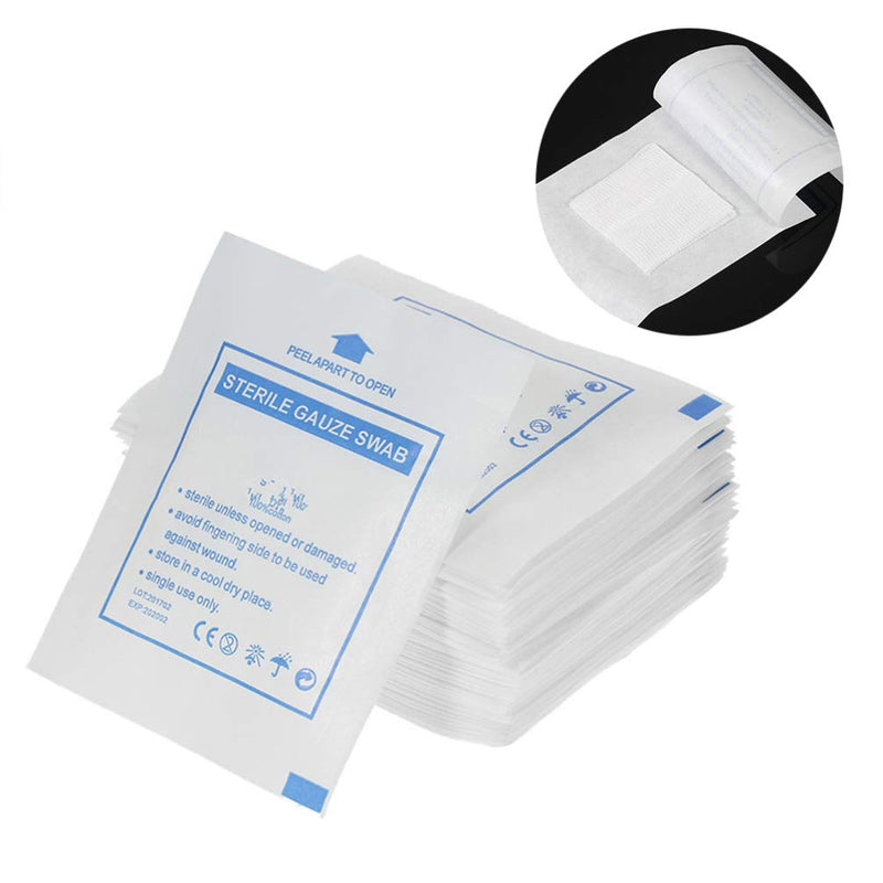 Hemoton Sterile Gauze Pads 30Pcs Disposable Gauze Sponge Sheet Sterile Gauze Sponges Home for Cleaning and Cushioning Wounds Gauze Swabs for Outside First Aid - NewNest Australia