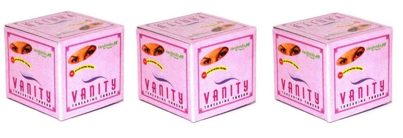 3 Spools Vanity Antibacterial Eyebrow Thread | Facial hair removal | Vanity cotton threads - NewNest Australia