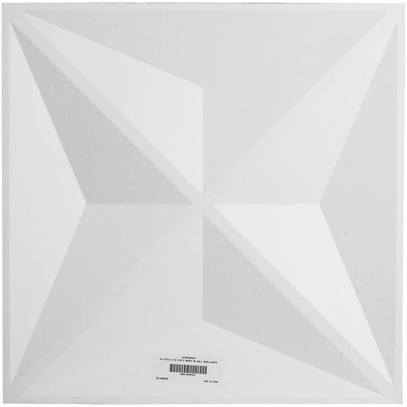 Ekena Millwork WP20X20HVWH Haven EnduraWall Decorative 3D Wall Panel, 19 5/8"W x 19 5/8"H, White Single - NewNest Australia