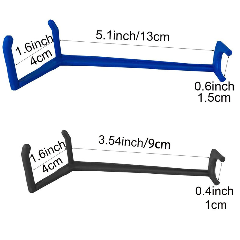 Cunguv Tree Spreaders Fruit Tree Limb Spreader 30Pieces Apple Tree Branch Spreaders to Nudge Limbs for Most Fruit Trees,Blue and Black Black 15pieces+Blue 15pieces - NewNest Australia