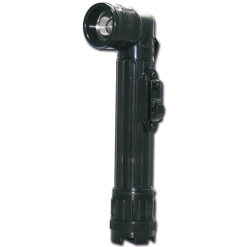 Mil-Tec LED Anglehead Flashlight (Black, Small) Black - NewNest Australia