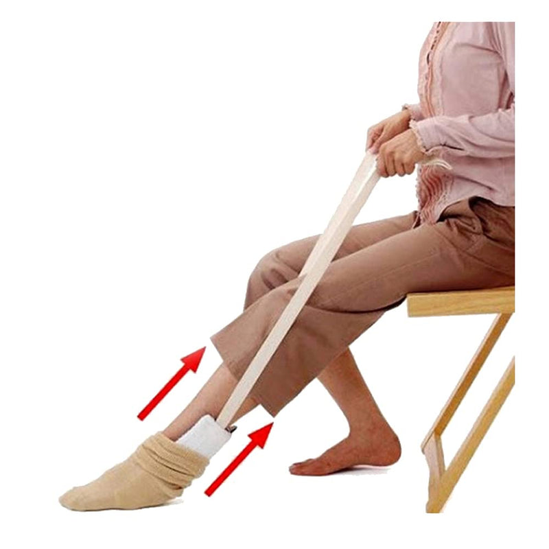 KkaFFe Sock Aid Tool for Elderly, Sock Aids for Putting and Off Socks, Sock Helper for Pregnant Women, Easy On and Off Stocking Slider, Handicapped Avoid Bending Sock Helper Aids Tool - NewNest Australia