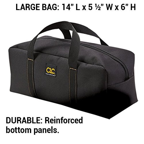 CLC Custom Leathercraft 1107 2 Pack Medium and Large Utility Tote Bag Combo,Black/Beige - NewNest Australia