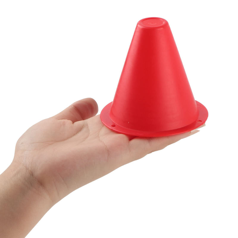Alomejor 10pcs Football Cones Training Traffic Cones for Training Football Red - NewNest Australia