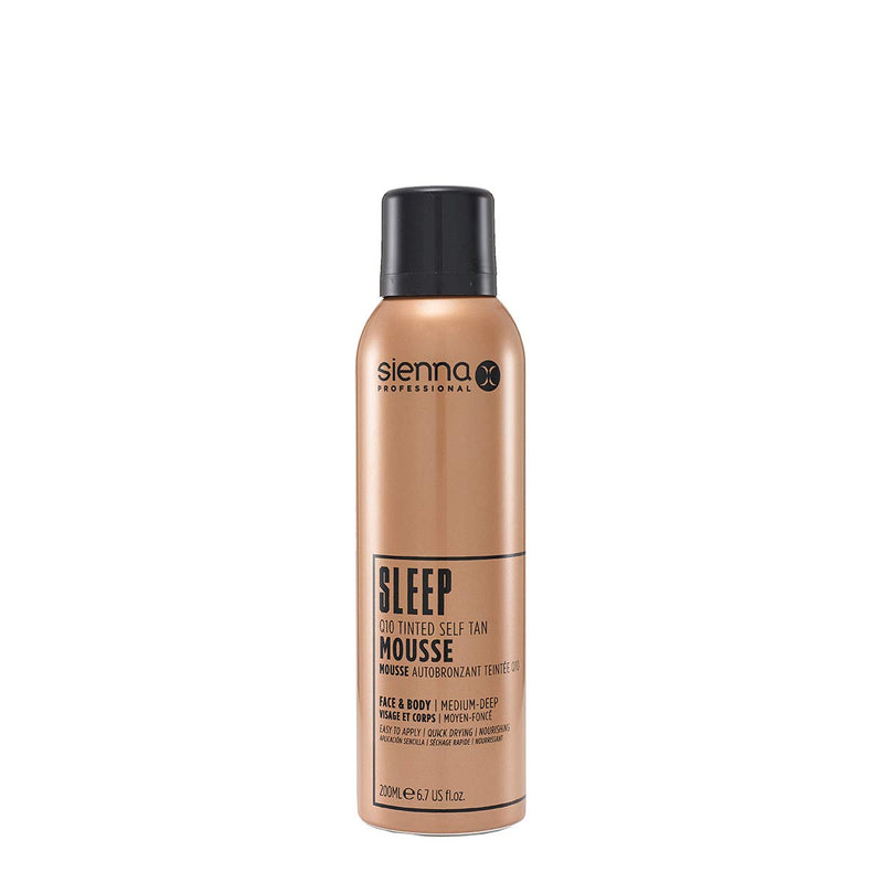 Sienna-X Q10 Self Tan Tinted Mousse 200 ml. Vegan Friendly & Cruelty Free Formula For Face and Body. Quick Drying and Enriched With Vitamin E and Pomegranate For A Flawless Tan. Ideal For New Tanners. - NewNest Australia