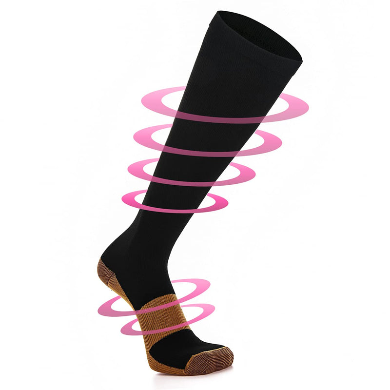 Weekend Peninsula 5 Pairs Of Compression Stockings, Knee Socks, Support Socks, Running Socks For Men And Women, Sports, Running, Flight, Travel, Pregnancy, Medical Compression Socks - NewNest Australia