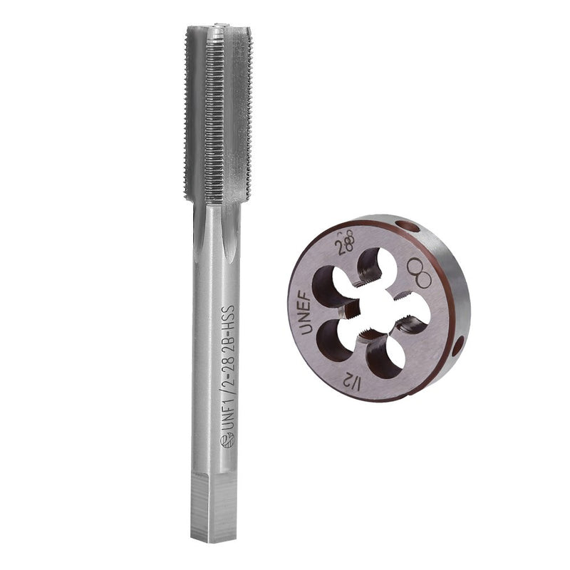 1/2" - 28 UNEF Right Hand Tap and Die Set with Round Die 22LR 223 5.56 9mm - NewNest Australia