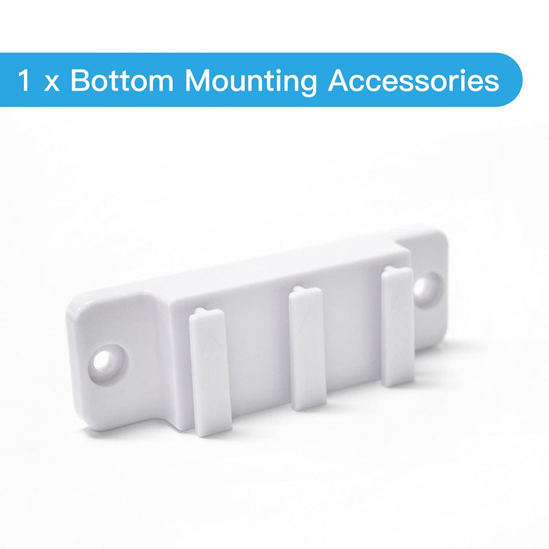 WOMHOM Retractable Baby Gate Hardware Replacement Parts Kit for Mesh Child and Pet Gate Full Set Wall Mounting Accessories Brackets Screws and Anchors - NewNest Australia