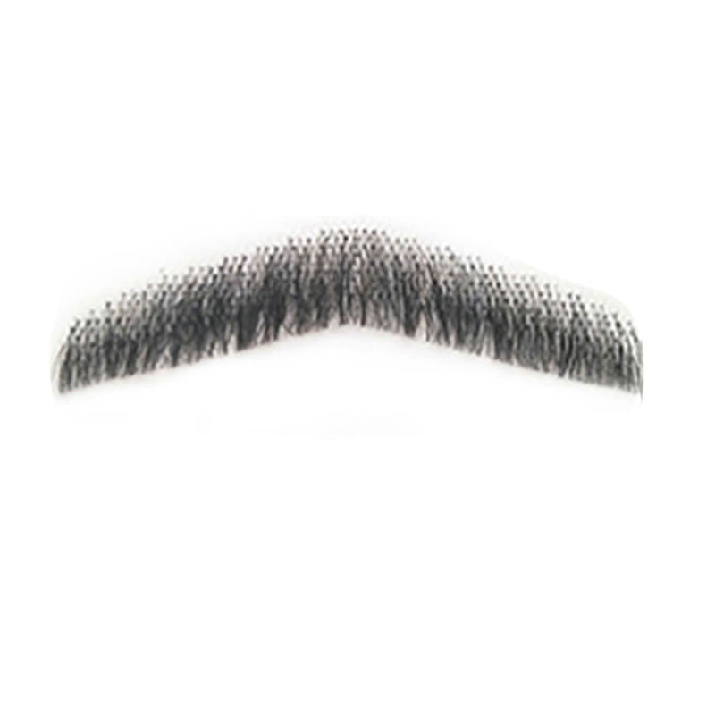 Remeehi Goatee Men's Beard Real Hair Lace Handmade Mustache for Fancy Dress Black Zhou - NewNest Australia