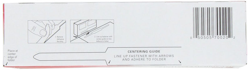 ACCO Self-Adhesive Fasteners, 2" Capacity, Economy, 100 Fasteners/Box (70020), Silver (A7070020) - NewNest Australia