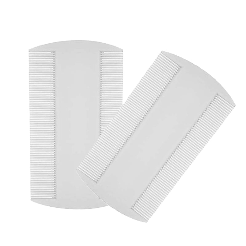 4 Piece Nit Combs Double-Sided Detection And Removes Head From All Types Of Hair White Nit Comb For Kids Adults And Pets - NewNest Australia