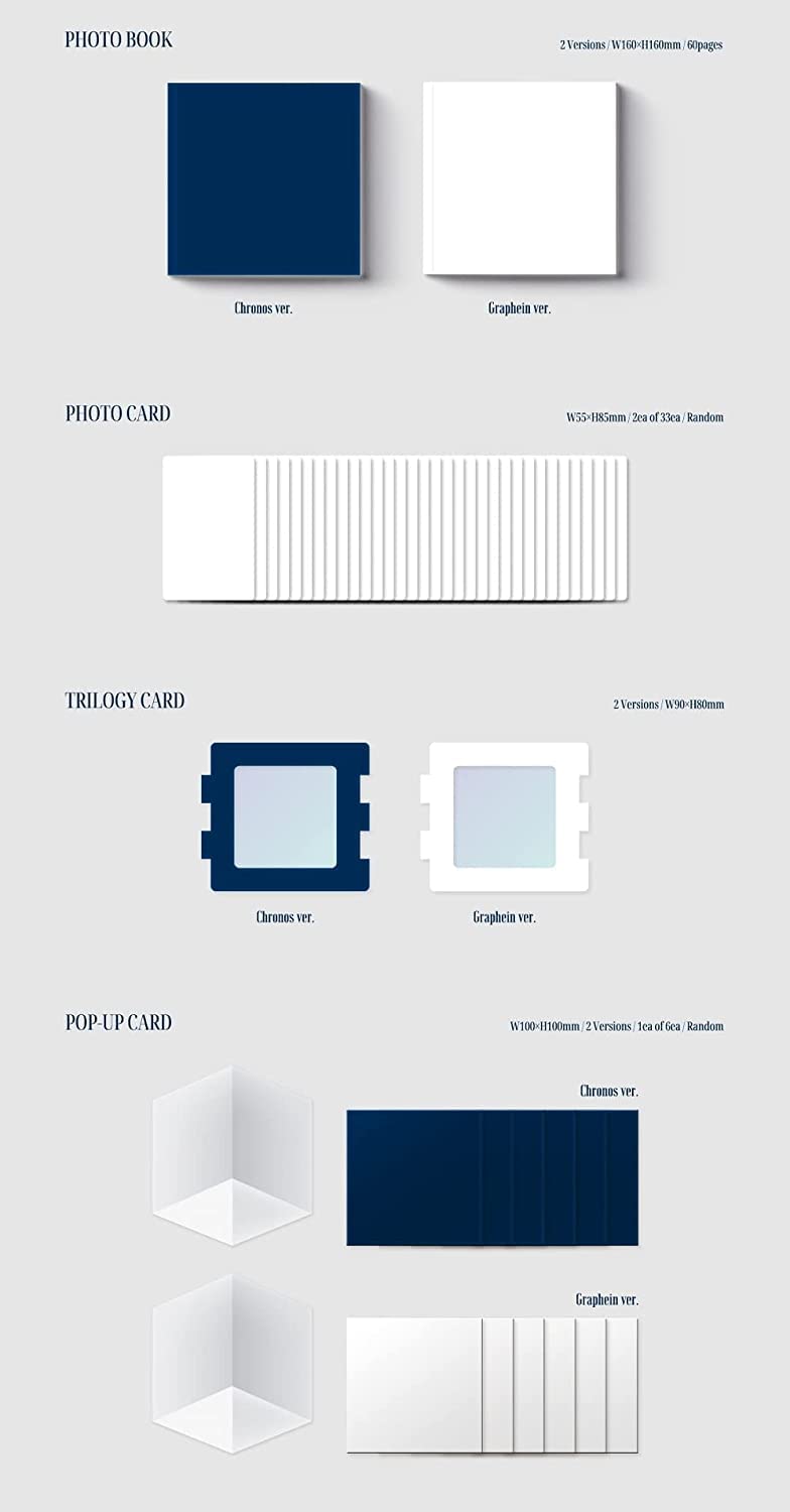 VICTON - Chronograph [Chronos ver.] (3rd Album) Album+Pre Order Limited Benefits+CultureKorean Gift(Decorative Stickers,Photocards) - NewNest Australia
