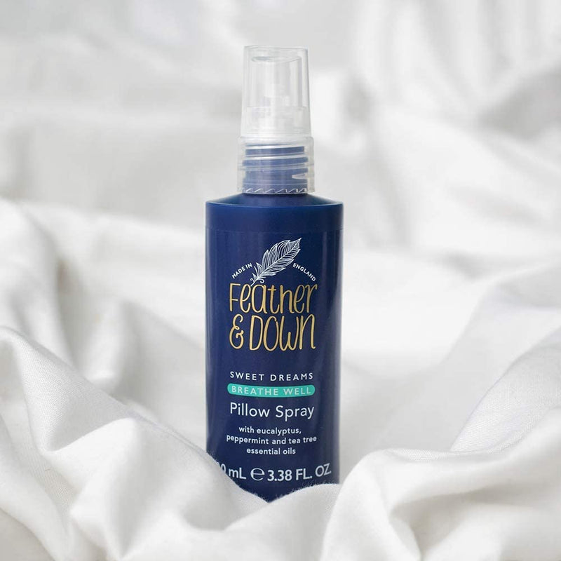 Feather & Down Sweet Dreams Pillow Spray Duo Gift Set (50ml x 2) - Contains Sweet Dreams & Breathe Well Pillow Sprays. Vegan Friendly & Cruelty Free. Made in England. - NewNest Australia