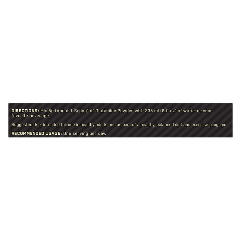 Optimum Nutrition L-Glutamine Muscle Recovery Powder, 300 Gram 58 Servings (Pack of 1) - NewNest Australia