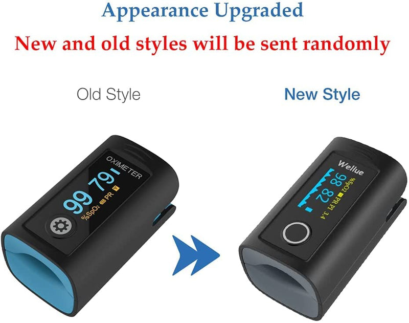 ViATOM Pulse Oximeter Oxygen Saturation Meter Finger with Alarm, Blood Oxygen Meter Finger for Sp-O2 and Heart Rate Monitor Carrying Case & Lanyard - NewNest Australia