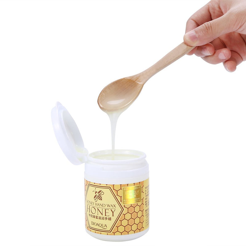 Wax Hand Mask, 170g/Bottle Milk & Honey Exfoliate Hydrating Nourish Whitening Hands Care Tool - NewNest Australia