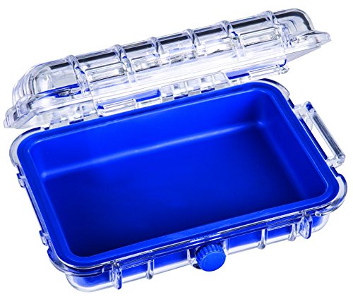 Flambeau Outdoors 302HD HD Tuff Box 300 with Zerust Anti-Corrosion Liner, Dry Box Storage, Small, Blue/Clear - NewNest Australia