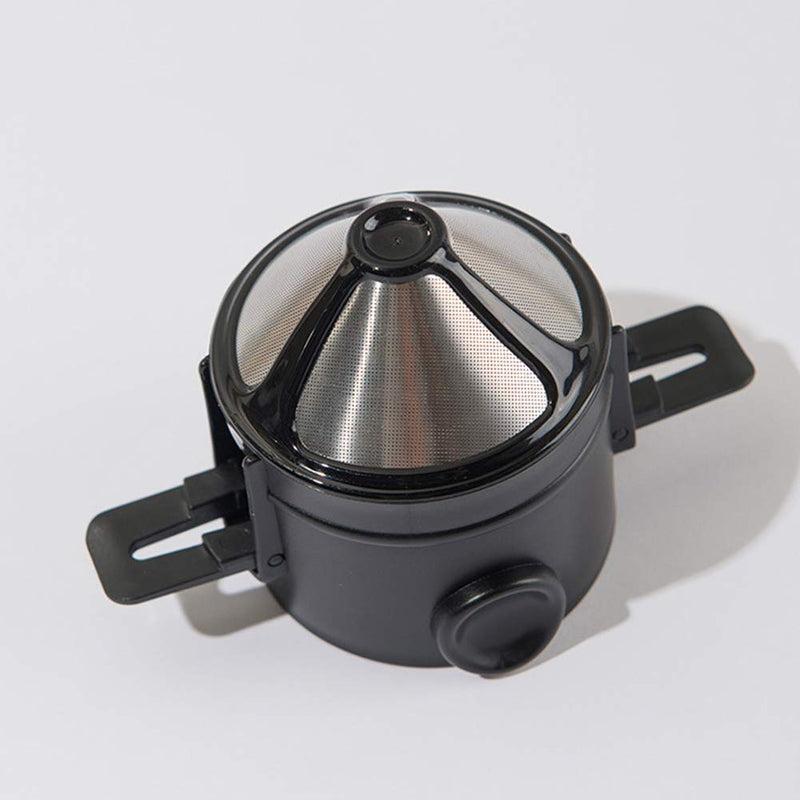 Pour Over Coffee Filter, Portable Stainless Steel Reusable Coffee Dripper Cone - Mini Collapsible Paperless Single Serve Cup Coffee Maker for Travel Camping Offices Backpacking - NewNest Australia
