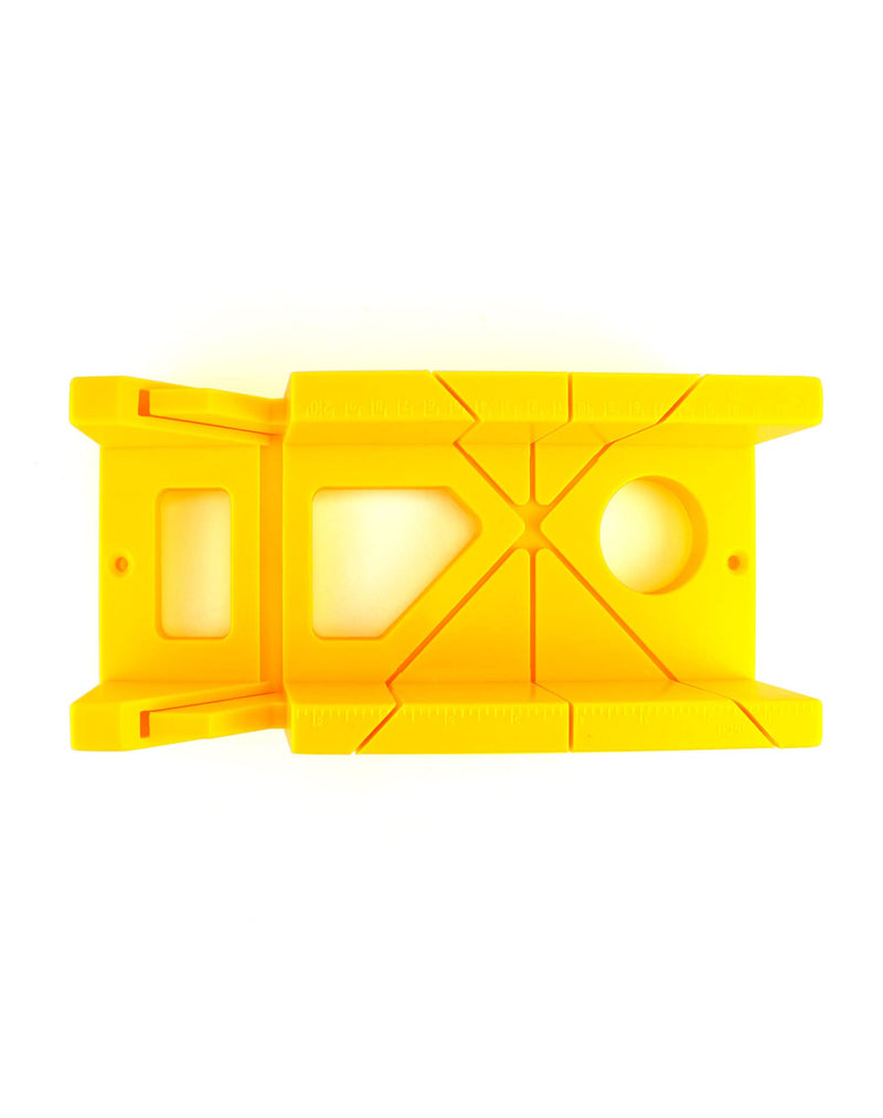 QWORK Plastic Mitre Box, 12" Lightweight Mountable Wood Angle Cutting Saw Box 12” Mitre Box - NewNest Australia