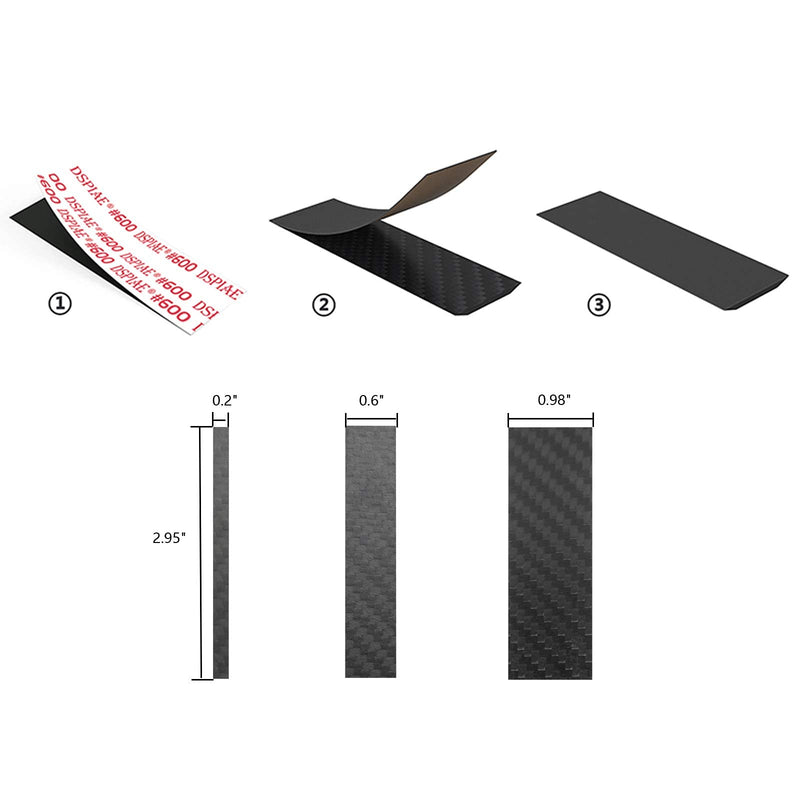 Sanding Sticks for Plastic Models, Gunpla, Wood and Tools Kit, 3 Sizes Carbon Fiber Sanding Sticks with 24PCS Replaceable Adhesive Grit Sandpaper - NewNest Australia