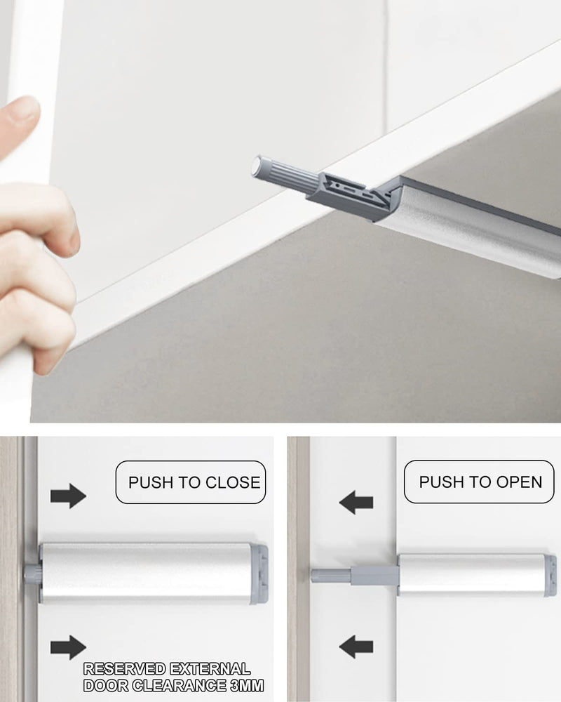 Magnetic Push Latches for Cabinets Jiayi 6 Pack Push to Open Cabinet Hardware Push Touch Latch Kitchen Door Push Release Latch for Drawer Closure Push Catch Pop Out Latch - NewNest Australia