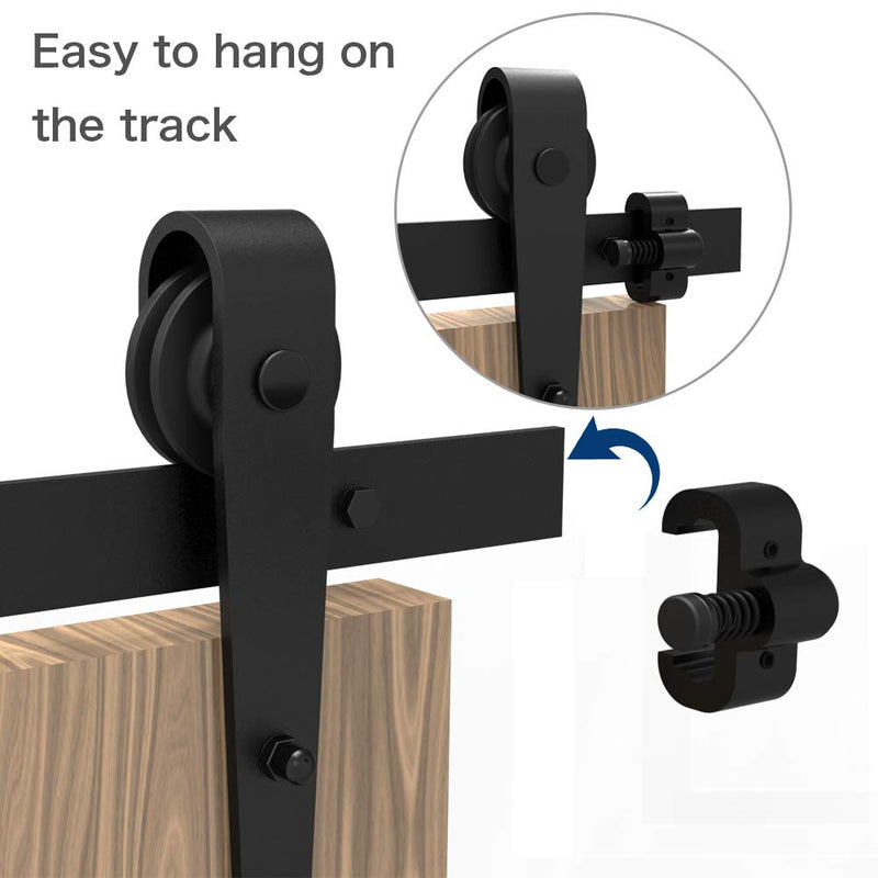 TSMST Sliding Barn Door Stopper for Track, Easy to Install,Upgrade Adjustable Spring Barn Door Stoppers 2pcs - NewNest Australia