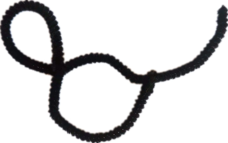 Black Pipe Cleaners 200 Pieces Chenille Stems for DIY Art Decorations Creative Craft (6 mm x 12 Inch) black - NewNest Australia