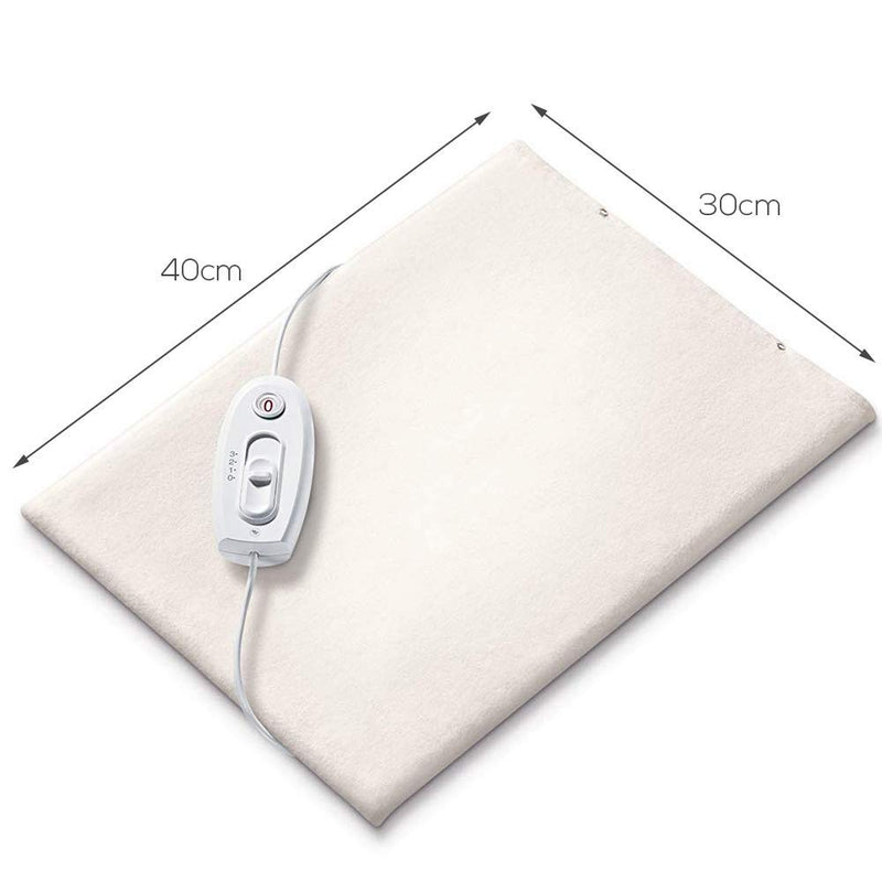 Sanitas SHK 18 heating pad, electric heat pad with 3 temperature levels, automatic switch-off and overheating protection, removable and washable cotton cover - NewNest Australia