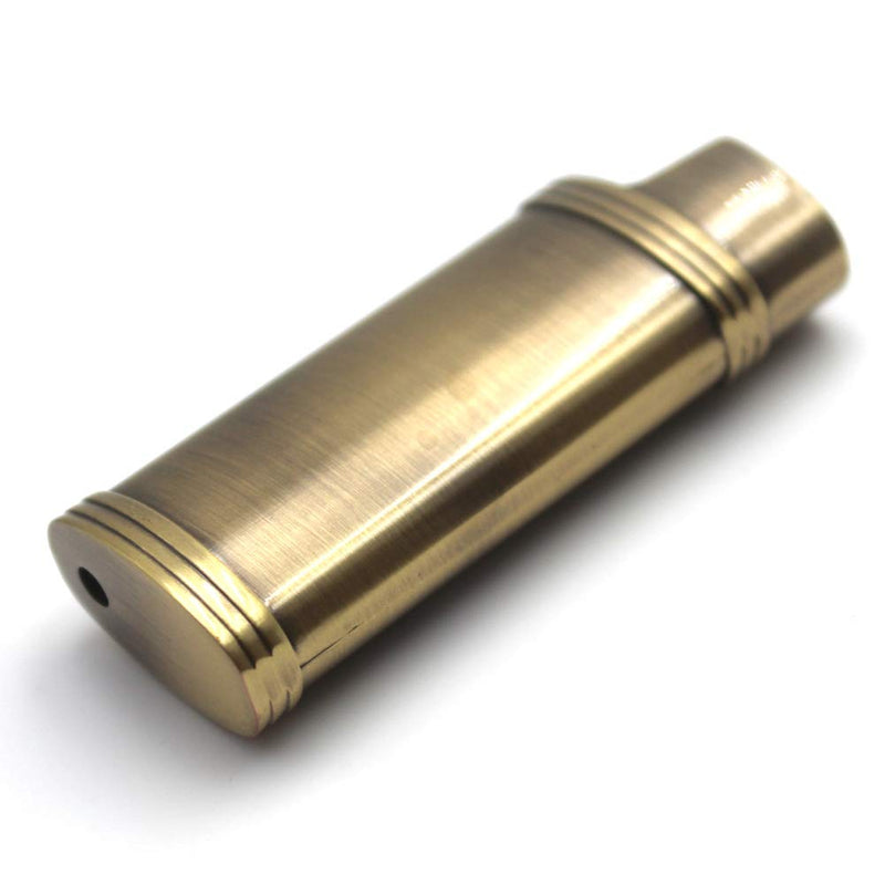 Lucklybestseller Vintage Floral Metal Lighter Case Cover Holder for Mini BIC Lighter J5 Bronze - NewNest Australia