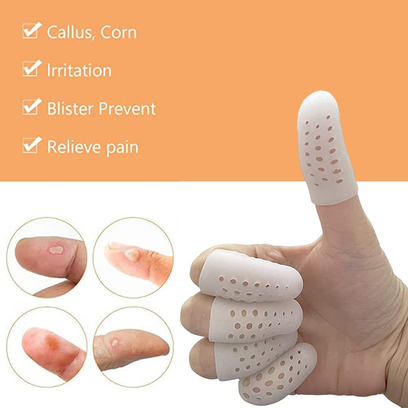 Karells Gel Finger Cots, Finger Protection, Silicone Finger Protector, Finger Protection, Silicone Gel, Finger Cots, Thumb Protection, Finger Sleeves, Finger Caps, Silicone For Hand Czema, Finger Arthritis - NewNest Australia