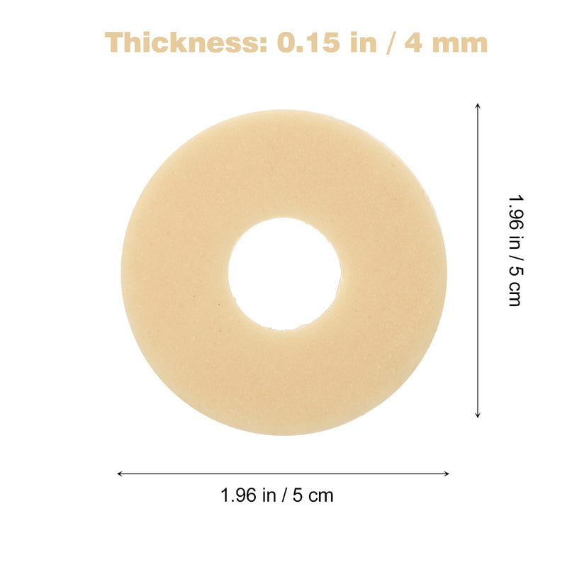 Healifty 4mm Ostomy Seal Ring Professional Moldable Ostomy Stoma Barrier No Leak Ostomy Ring Extender Urostomy Bag Ring for Home Shop 5x5x0.4cm - NewNest Australia