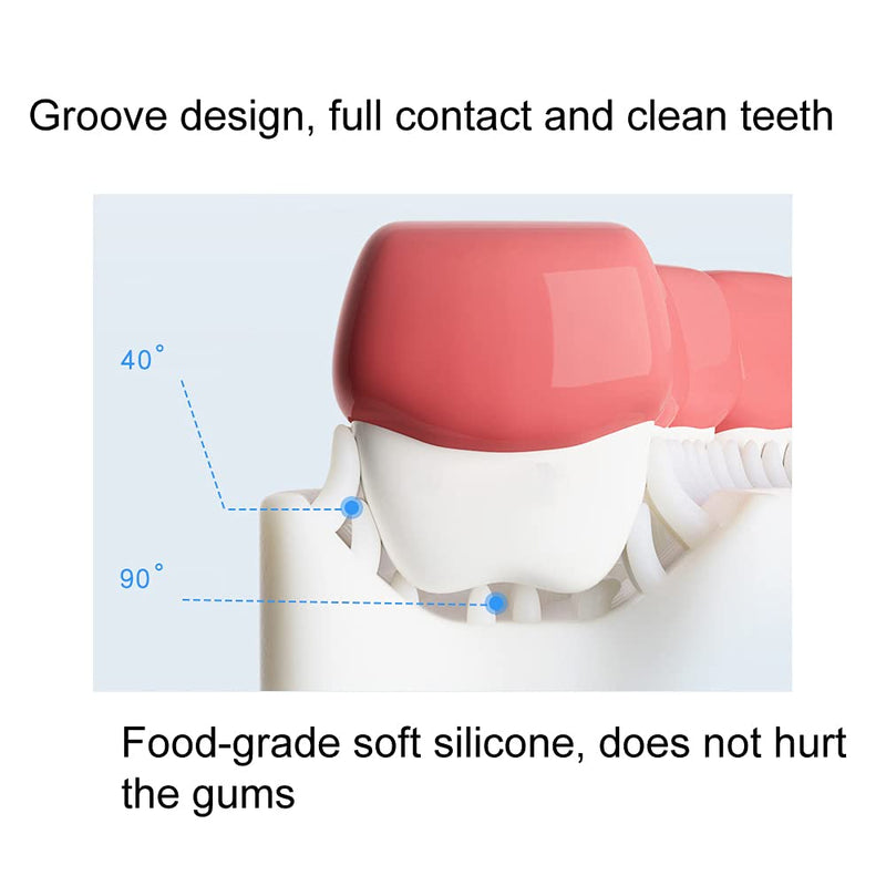 2 Pcs U-Shaped Kids Toothbrush, Premium Soft Manual Training Toothbrush for Kids 2-6 Years Old - NewNest Australia