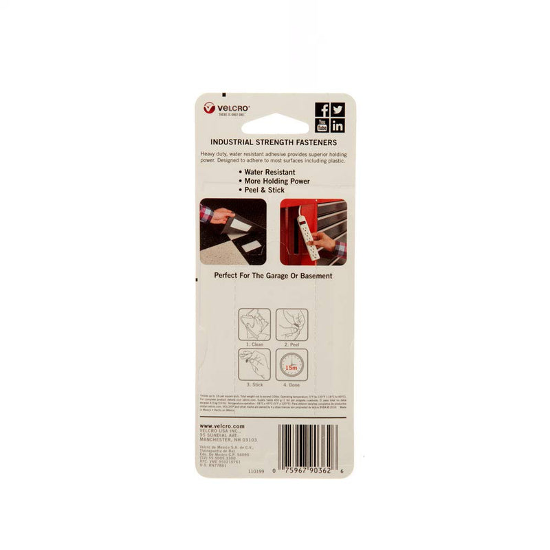 VELCRO Brand Industrial Fasteners Stick-On Adhesive | Professional Grade Heavy Duty Strength | Indoor Outdoor Use, 1 7/8in, Circles 4 Sets Black - NewNest Australia