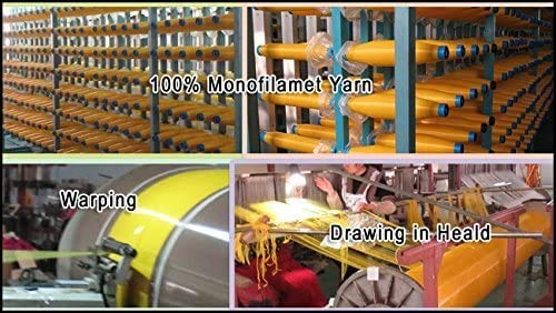 Silk Screen Printing Fabric Mesh 3 Yards 1.27 Meters Screen Printing Mesh Wide High Tension Mesh Making Ink Supplies(120 Mesh（48T）) 120 Mesh（48t） - NewNest Australia