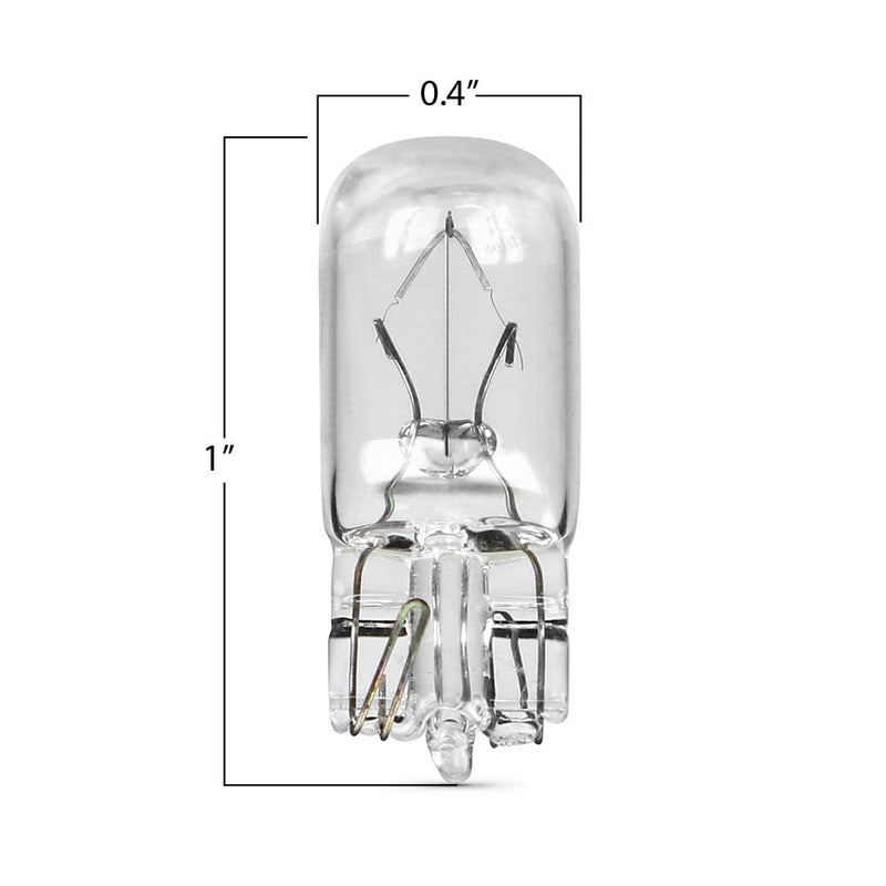 Feit Electric BP5XN-12/RP/12 12-Volt 5-Watt T-5 Wedge Base Xenon Light Bulb, 2400K Soft White Replacement Bulb, 12-Pack - NewNest Australia