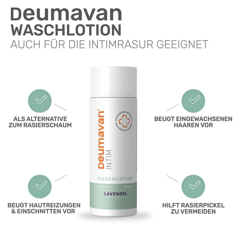 Deumavan intimate wash lotion lavender 200 ml - NewNest Australia