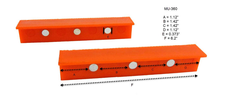 Yost MU360 Universal Jaw Cover, 6" 4-6" Orange - NewNest Australia